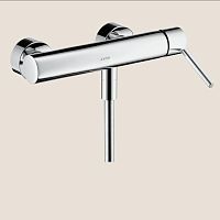Shower mixer tap STARCK wall-mountedchromed metalbathroom