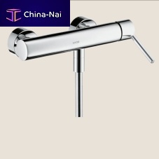 Shower mixer tap STARCK wall-mountedchromed metalbathroom