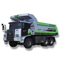 Rigid dump truck SKT90Eelectrichydraulicfor construction