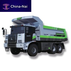 Rigid dump truck SKT90Eelectrichydraulicfor construction