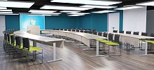 Contemporary ceiling light PLAFOLED-ULTRASOUNDroundlinearaluminum