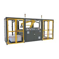Robotic palletizer PAL for the packaging industryend-of-linemodular
