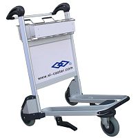 Aluminum luggage trolley GS10-250for airport terminalfor passengersopen
