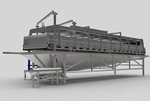 Water cooler WHC series industrialfor fruits and vegetablesstainless steel