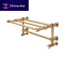 Hot water towel radiator electrictraditionalbrass