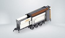 Mobile screener dry screeningwet screeningfor recycling
