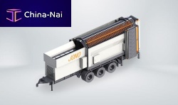 Mobile screener dry screeningwet screeningfor recycling