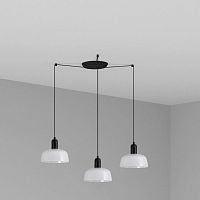 Pendant lamp TATAWINsteelglassopal