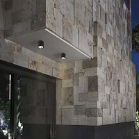 Contemporary ceiling light GOZroundglassaluminum