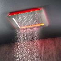 Shower head with chromotherapy HI0927ceiling-mountedrectangularrain
