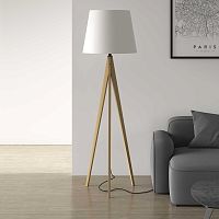 Floor-standing lamp PARSfabricbeechcontemporary