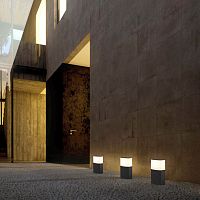 Garden bollard light DATNAcontemporaryaluminumpolycarbonate