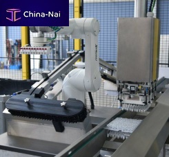 Automated packaging system floor-standingfor palletfor tubes