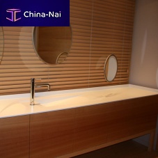 Free-standing washbasin cabinet IMAGE 10woodencontemporary