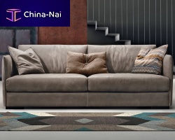 Corner sofa ALFREDcontemporaryleatherwhite