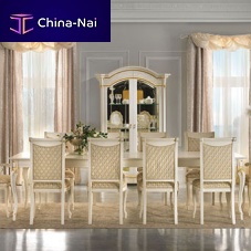 Traditional dining table DIAMANTElacquered woodrectangularhome