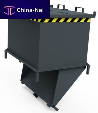 Bottom-opening intermodal container KB seriesmetalstoragetransport