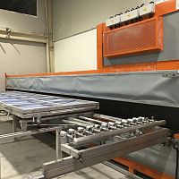Sublimation oven VMWOODelectricfor aluminum profileswood effect