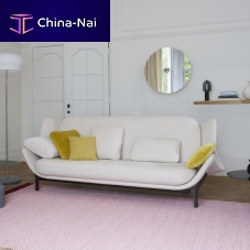 Sofa bed CLAMcontemporaryfabricwhite