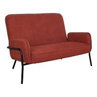 Contemporary sofa ALUDAfabricgreenred