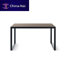 Contemporary dining table Wow! Pluswoodenmetal baserectangular