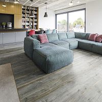 Engineered parquet floor SUN WOOD DESIGN PARKETT - SILBERMINE 05solidoakherringbone