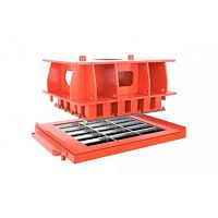 Continuous concrete beam mold