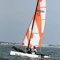 Recreational sport catamaran TOPAZ 12instructionalchildren'sdouble-handed