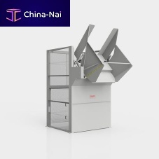 Pneumatic bin tipper