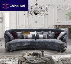 Semicircular sofa Elisirmodularcontemporaryfabric