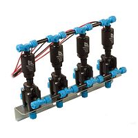 Multi-channel manifold G75-M plasticfor solenoid valves