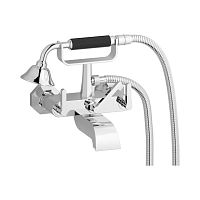 Double-handle shower mixer tap BL250 SERIESwall-mountedchromed metalindoor