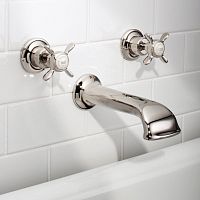Double-handle bathtub mixer tap LB 11 seriescountertopwall-mountedfloor-mounted
