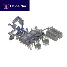 Processing line for the food industry