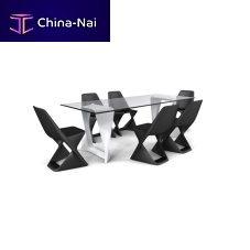 Contemporary table ISOpolymersteel base