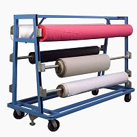 Fabric roll rack A-Frame