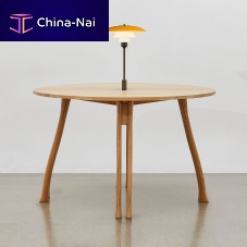 Contemporary table PH Axelaminateoak baseround