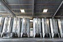 Air pneumatic conveying system continuoussilo