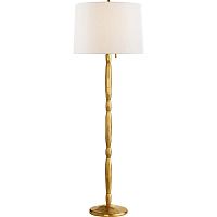 Floor-standing lamp HOLLISbrassnickelglass
