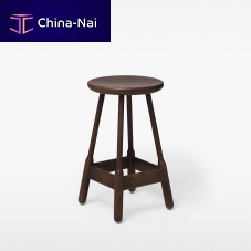 Contemporary bar stool ALBERToakbeechwalnut