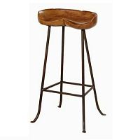 Contemporary bar stool WRIGHTwooden