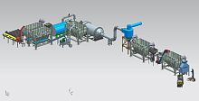Pellets production line automaticrotary