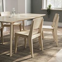 Contemporary chair Elvo indoorbamboobamboo base