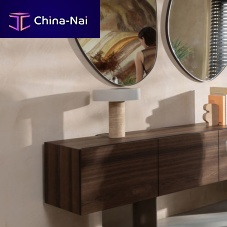 Table lamp ANDOmetaltravertinecontemporary