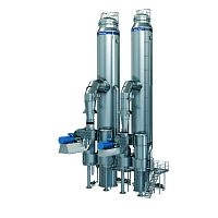 Falling film evaporator MVRprocessfor dairy productscondensate