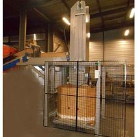 Semi-automatic filler RPP-F450binfor cardboard boxesfor fruit