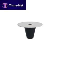 Contemporary side table Round Up 28005concretesteel baseround