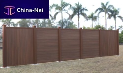 Fence with panels ULTRASHIELD®residentialWPCcontemporary