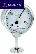 Dial pressure gauge DN 16Bourdon tubecorrosion-resistantprocess