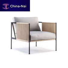 Contemporary armchair ANTIBESSunbrella®stainless steelwith removable cushion